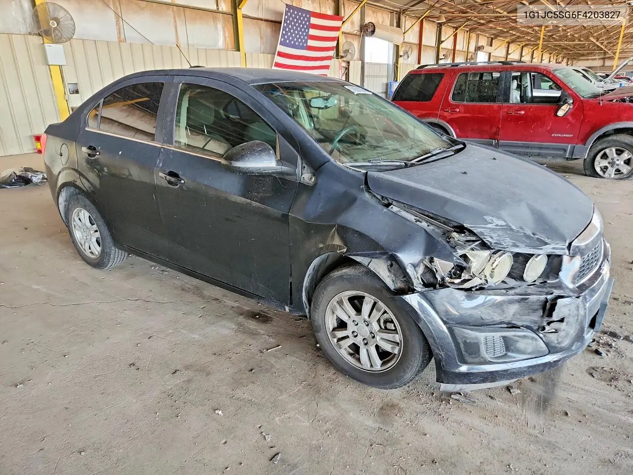 2015 Chevrolet Sonic Lt VIN: 1G1JC5SG6F4203827 Lot: 58801826