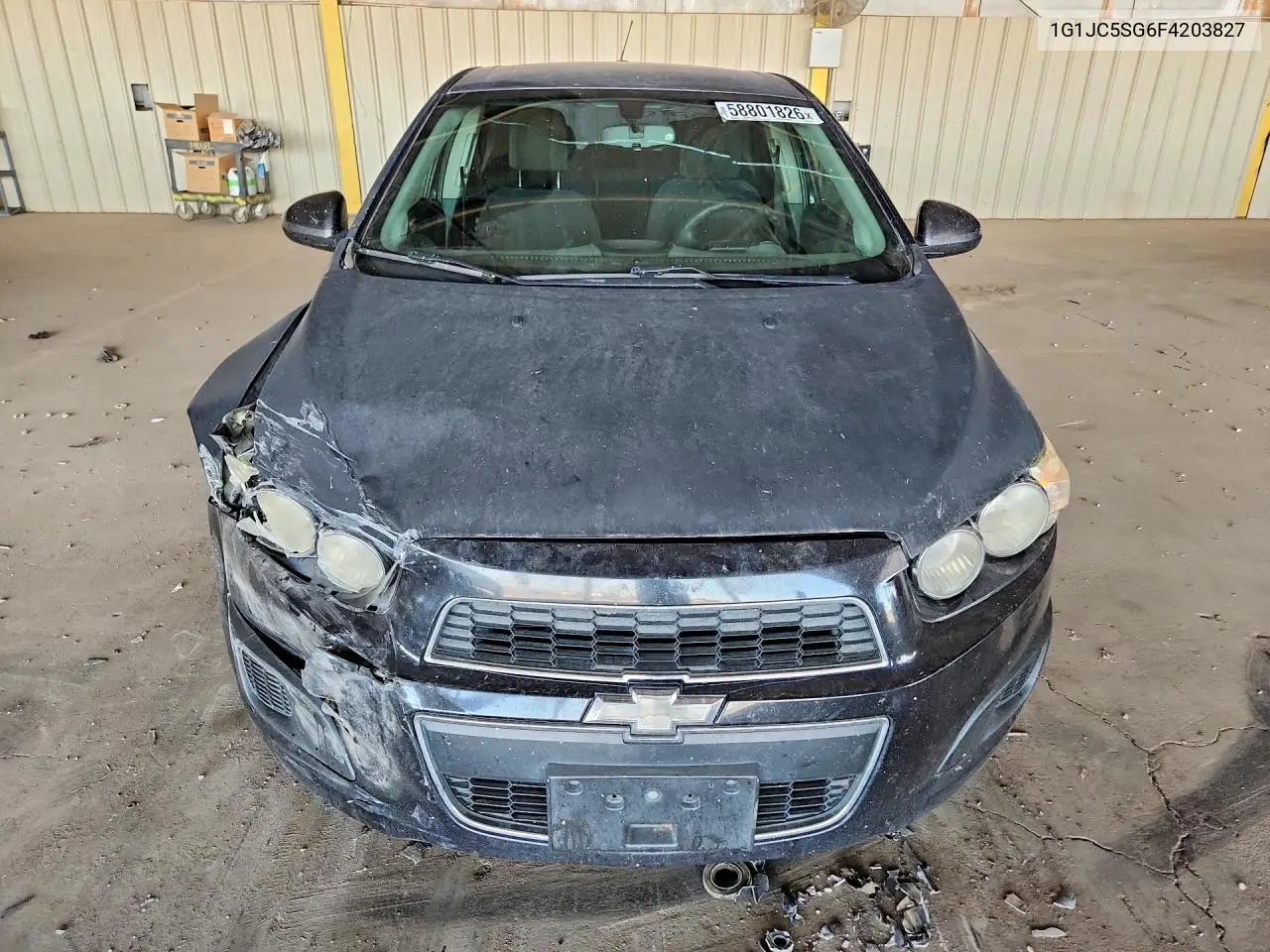 2015 Chevrolet Sonic Lt VIN: 1G1JC5SG6F4203827 Lot: 58801826