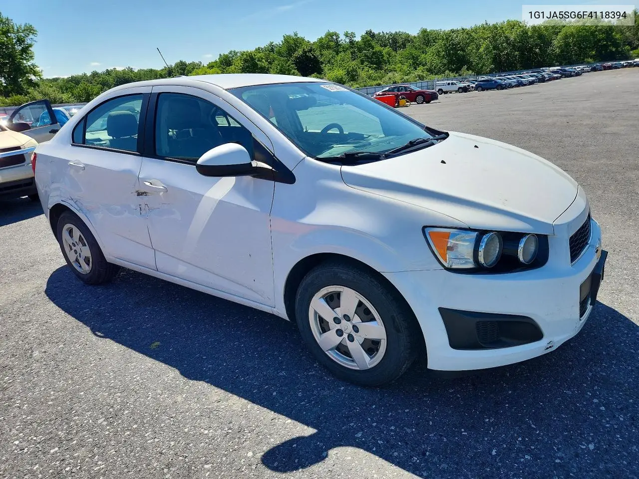 2015 Chevrolet Sonic Ls VIN: 1G1JA5SG6F4118394 Lot: 59152306