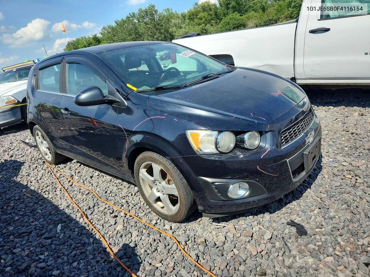 2015 Chevrolet Sonic Ltz VIN: 1G1JE6SB0F4116154 Lot: 59197176