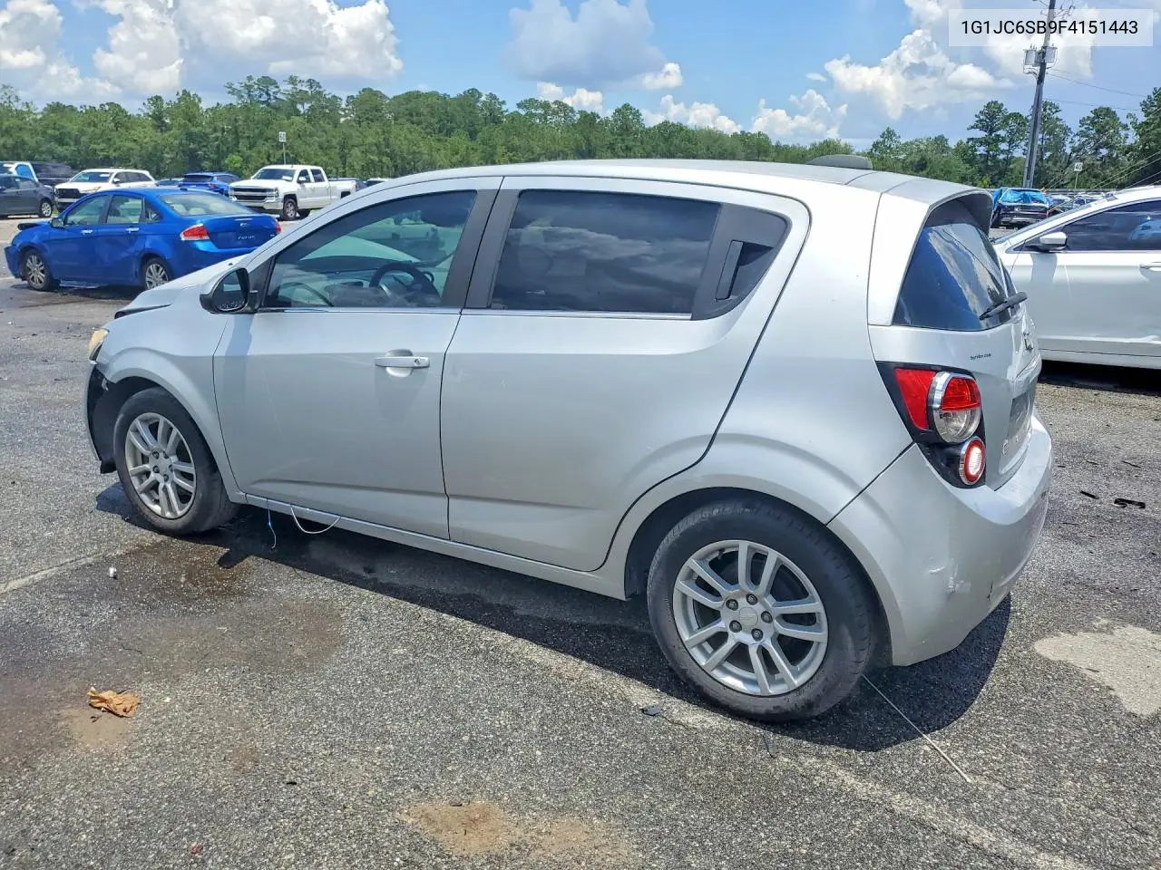 2015 Chevrolet Sonic Lt VIN: 1G1JC6SB9F4151443 Lot: 59366016