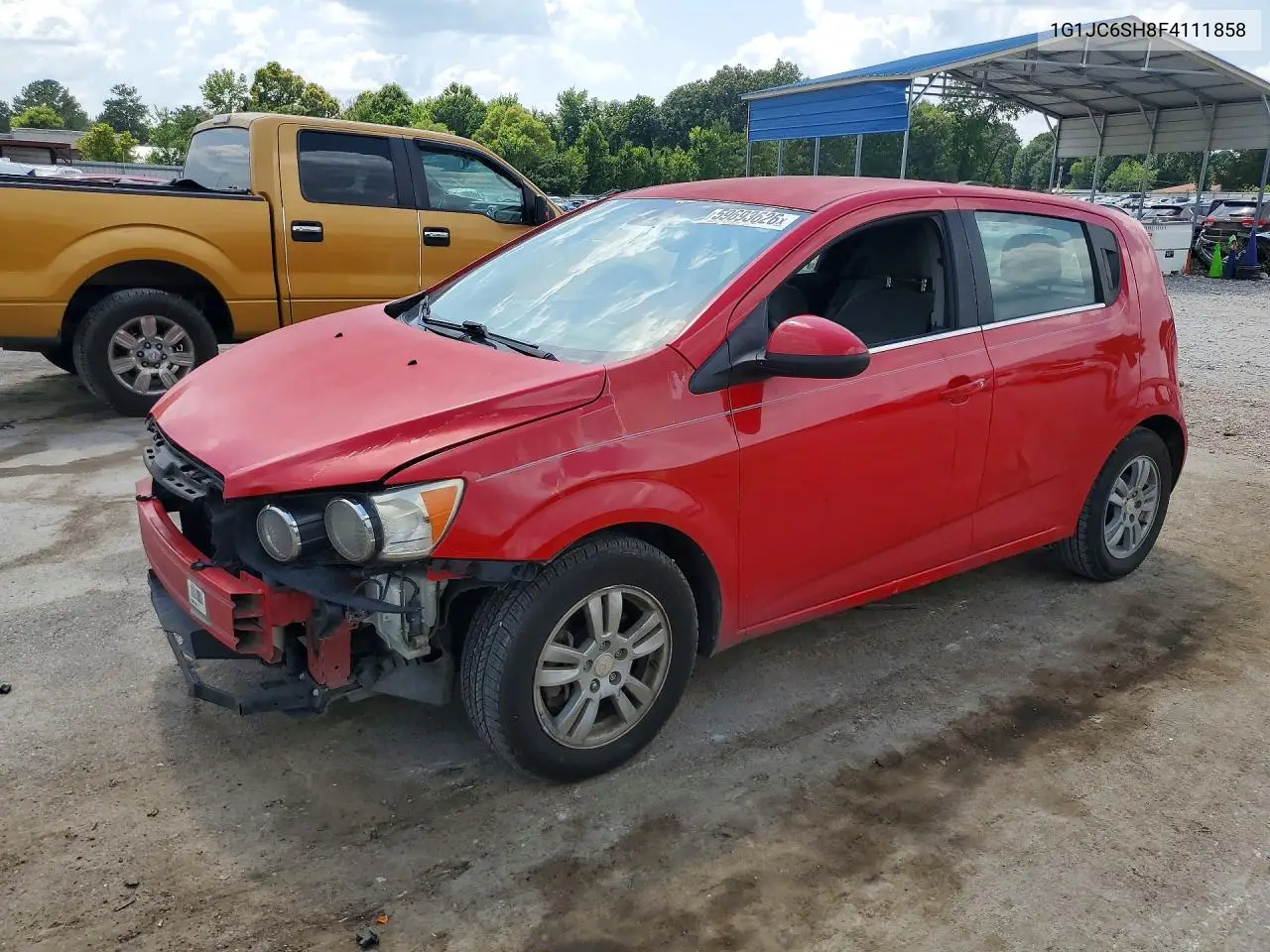 2015 Chevrolet Sonic Lt VIN: 1G1JC6SH8F4111858 Lot: 59693626