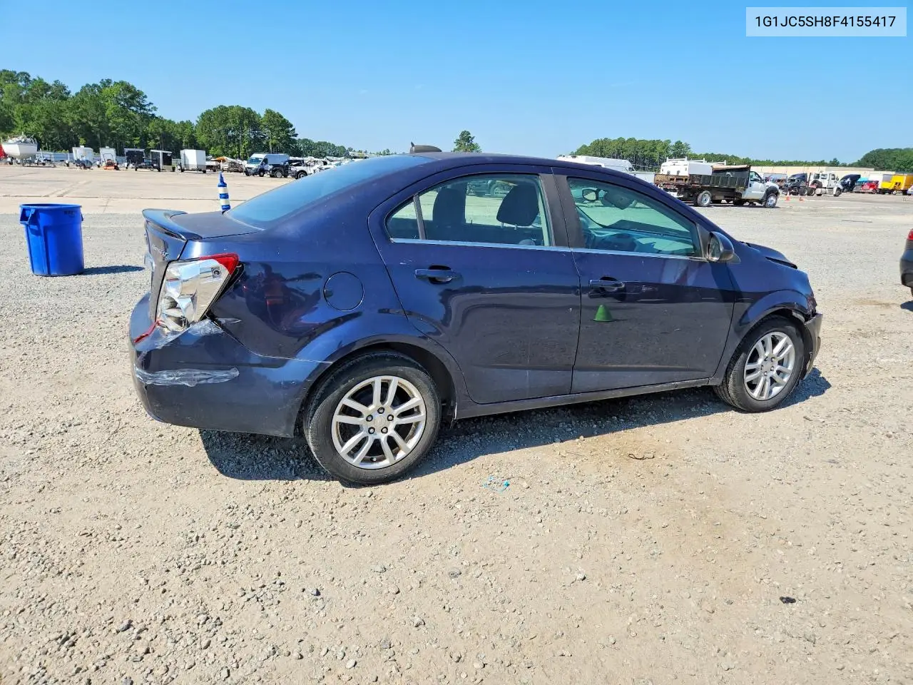 2015 Chevrolet Sonic Lt VIN: 1G1JC5SH8F4155417 Lot: 59840736