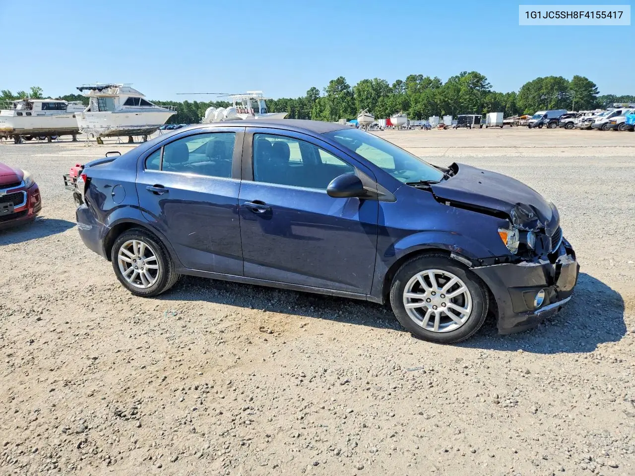 2015 Chevrolet Sonic Lt VIN: 1G1JC5SH8F4155417 Lot: 59840736