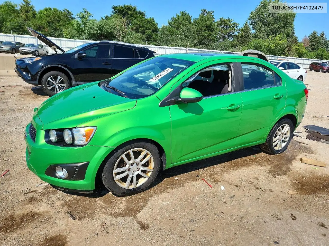 2015 Chevrolet Sonic Lt VIN: 1G1JC5SH7F4102479 Lot: 59844176
