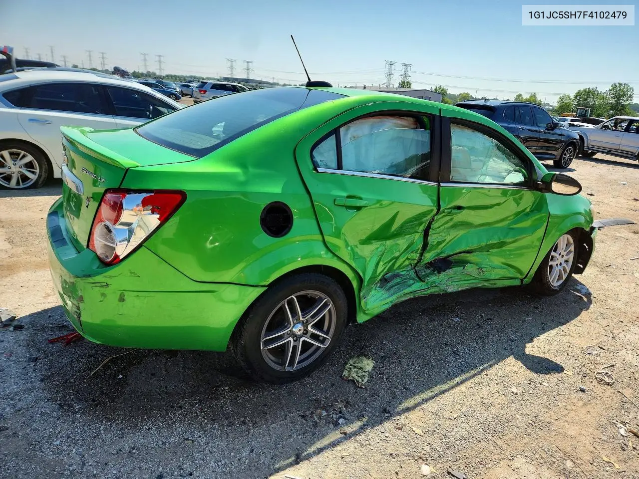 2015 Chevrolet Sonic Lt VIN: 1G1JC5SH7F4102479 Lot: 59844176