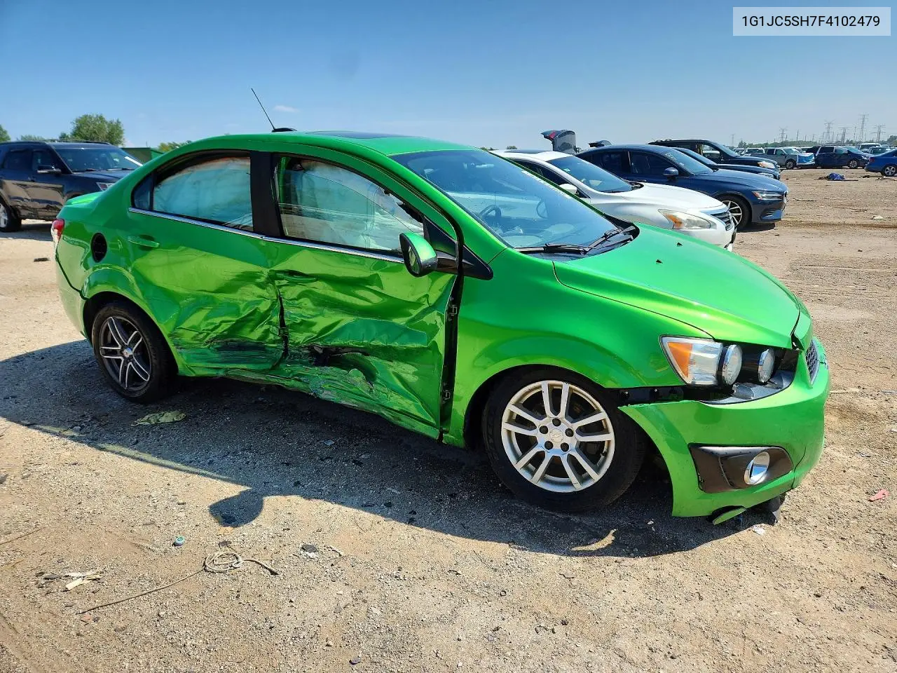 2015 Chevrolet Sonic Lt VIN: 1G1JC5SH7F4102479 Lot: 59844176