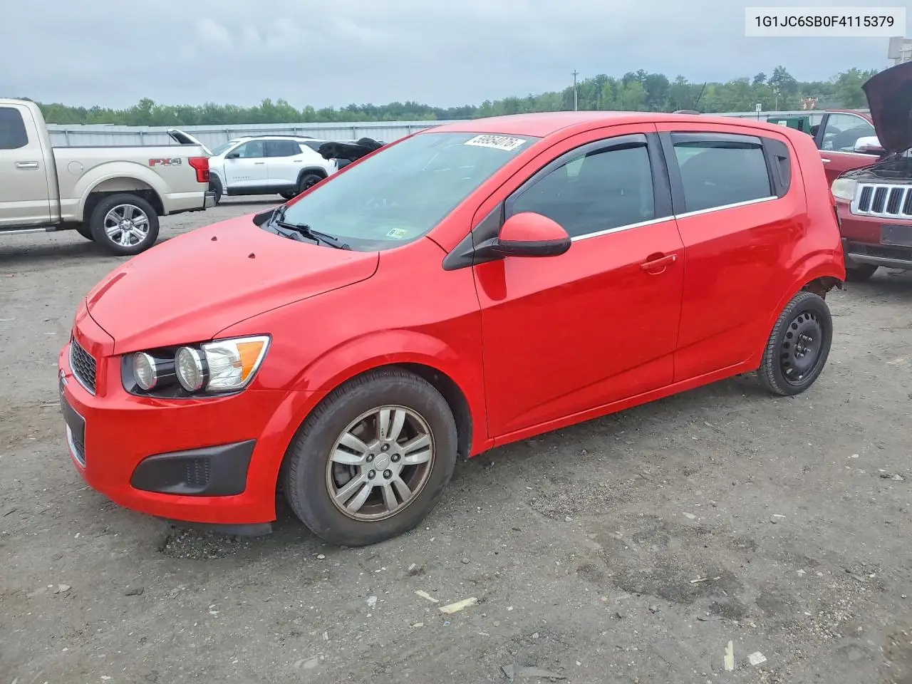 2015 Chevrolet Sonic Lt VIN: 1G1JC6SB0F4115379 Lot: 59954076