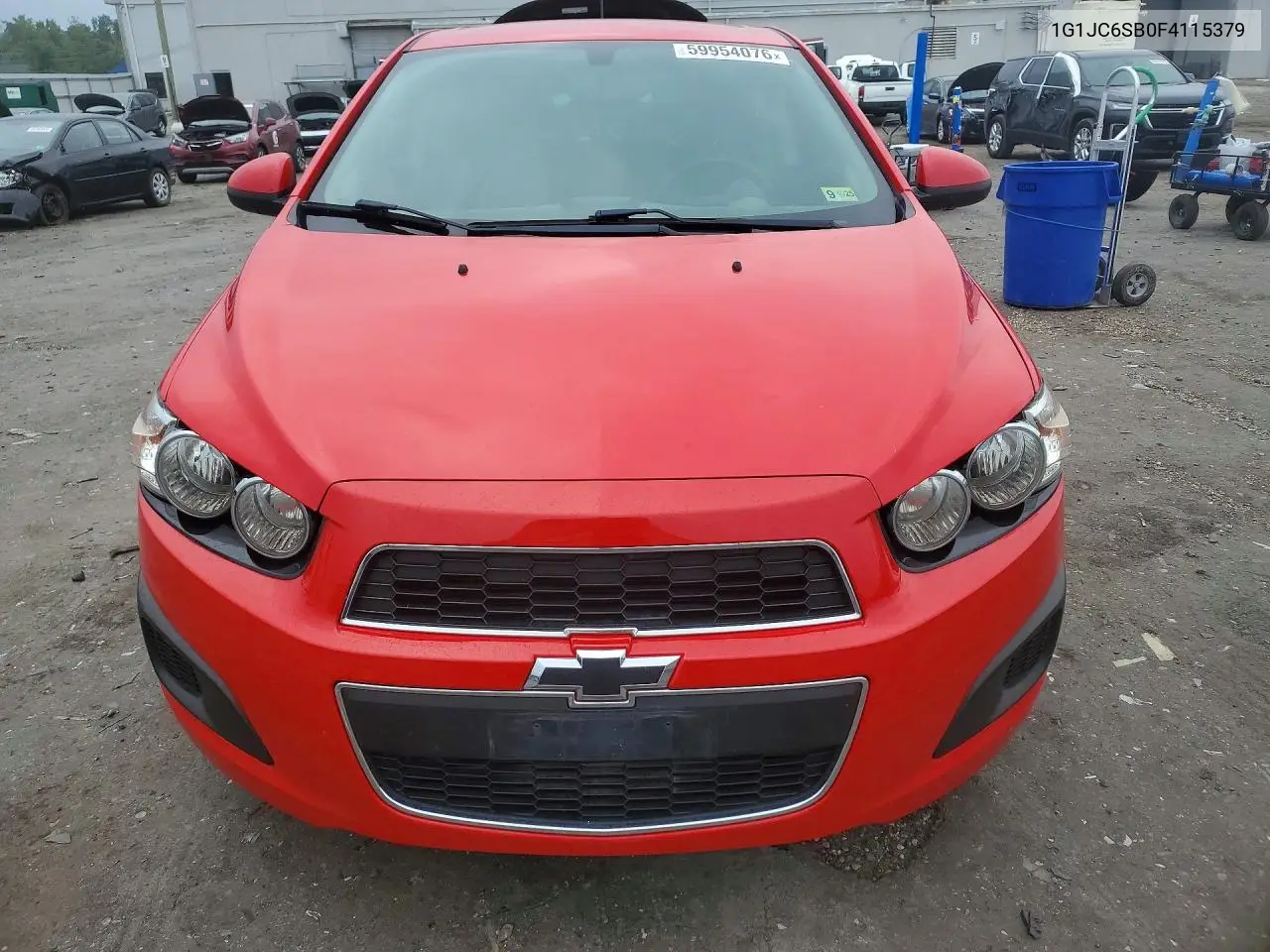 2015 Chevrolet Sonic Lt VIN: 1G1JC6SB0F4115379 Lot: 59954076