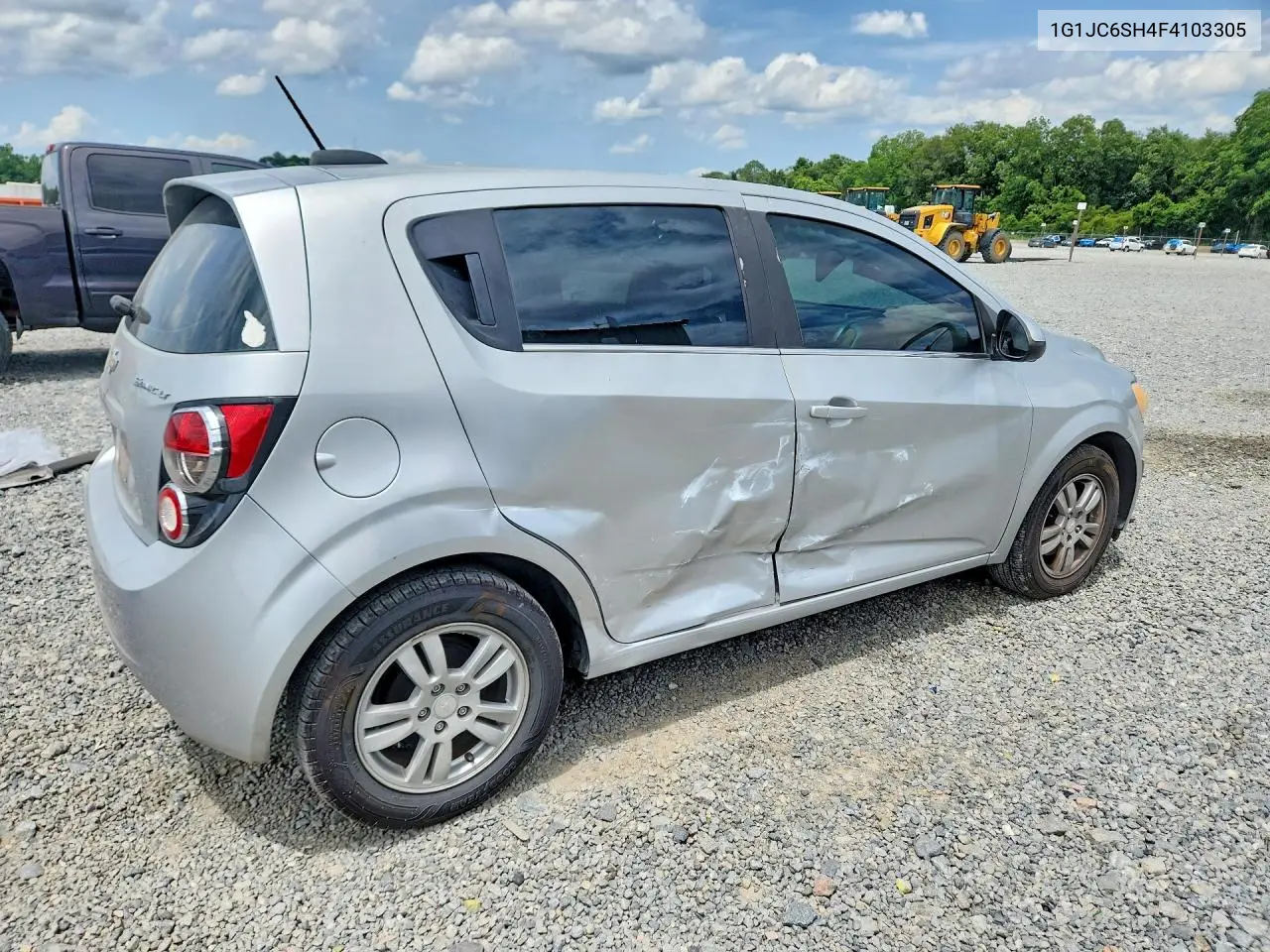2015 Chevrolet Sonic Lt VIN: 1G1JC6SH4F4103305 Lot: 60708556