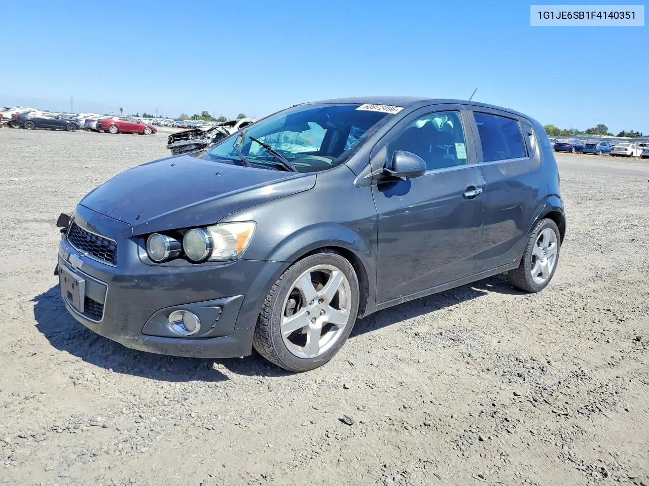 2015 Chevrolet Sonic Ltz VIN: 1G1JE6SB1F4140351 Lot: 60972496