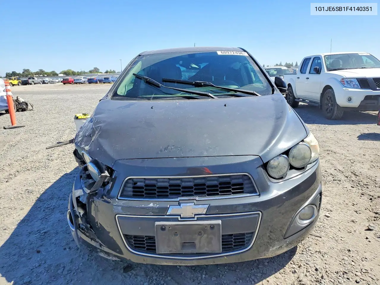 2015 Chevrolet Sonic Ltz VIN: 1G1JE6SB1F4140351 Lot: 60972496