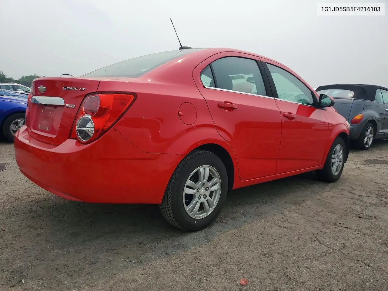 2015 Chevrolet Sonic Lt VIN: 1G1JD5SB5F4216103 Lot: 61122526