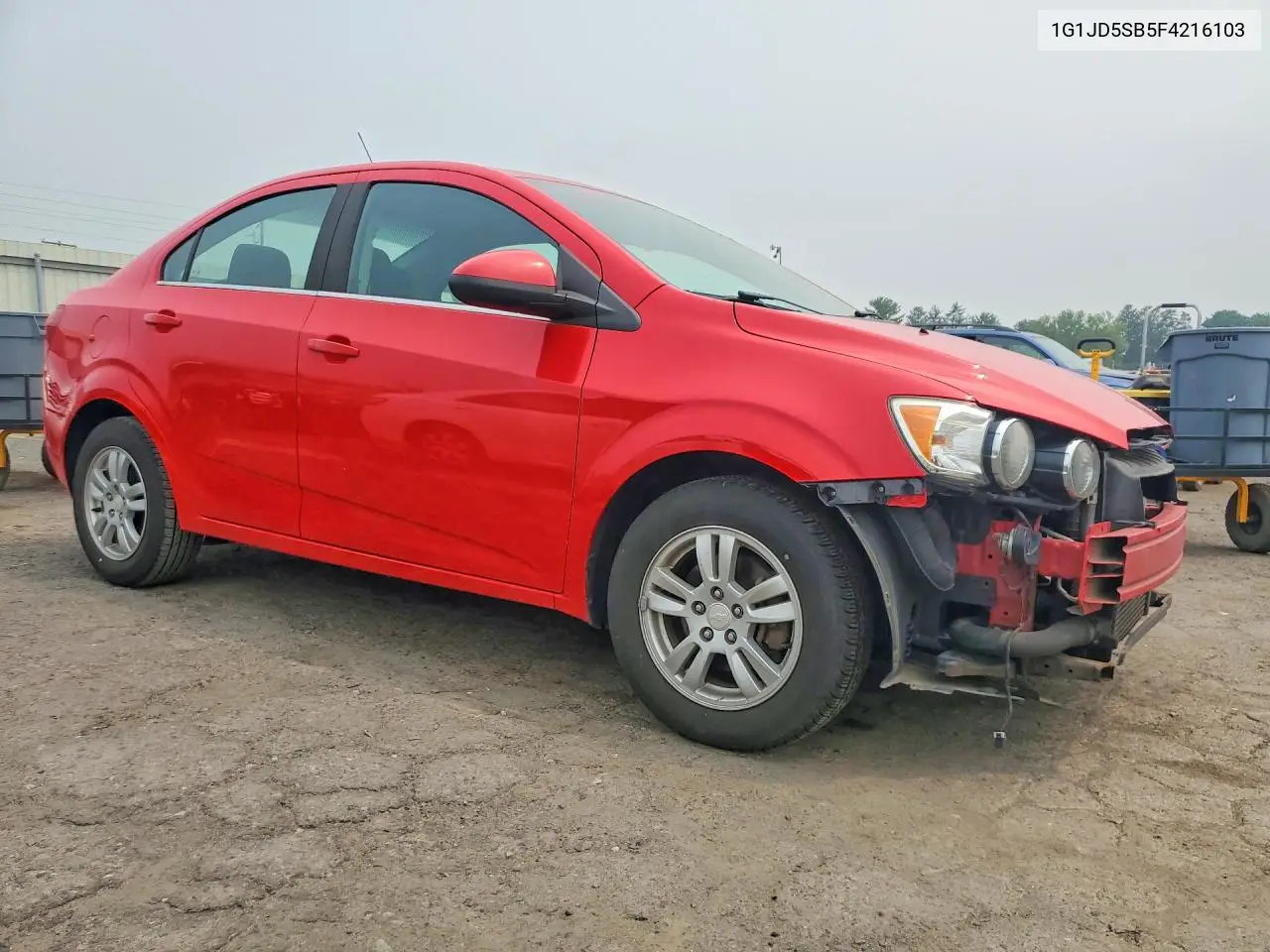 2015 Chevrolet Sonic Lt VIN: 1G1JD5SB5F4216103 Lot: 61122526