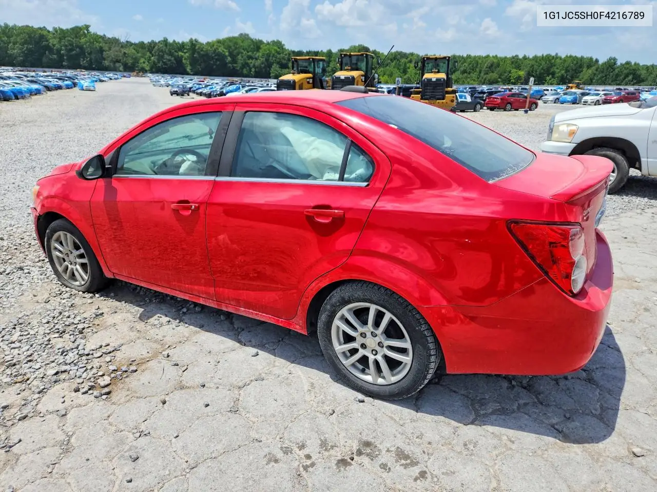 2015 Chevrolet Sonic Lt VIN: 1G1JC5SH0F4216789 Lot: 61293336
