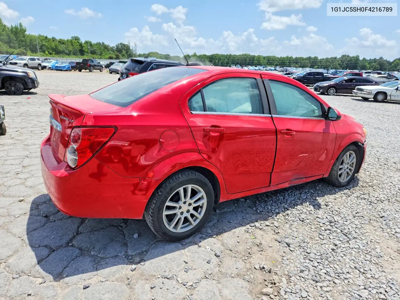 2015 Chevrolet Sonic Lt VIN: 1G1JC5SH0F4216789 Lot: 61293336