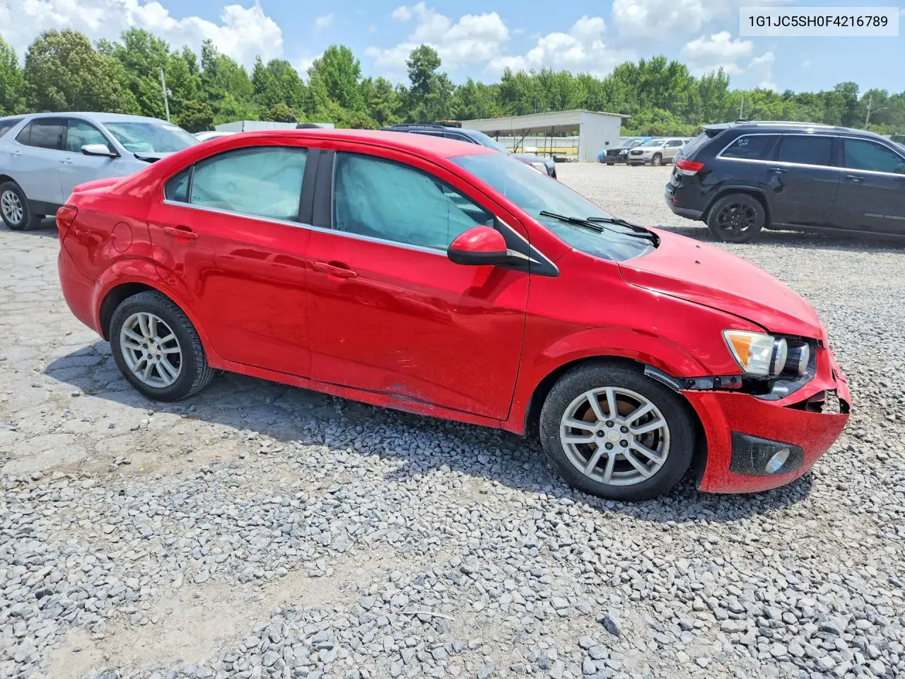 2015 Chevrolet Sonic Lt VIN: 1G1JC5SH0F4216789 Lot: 61293336