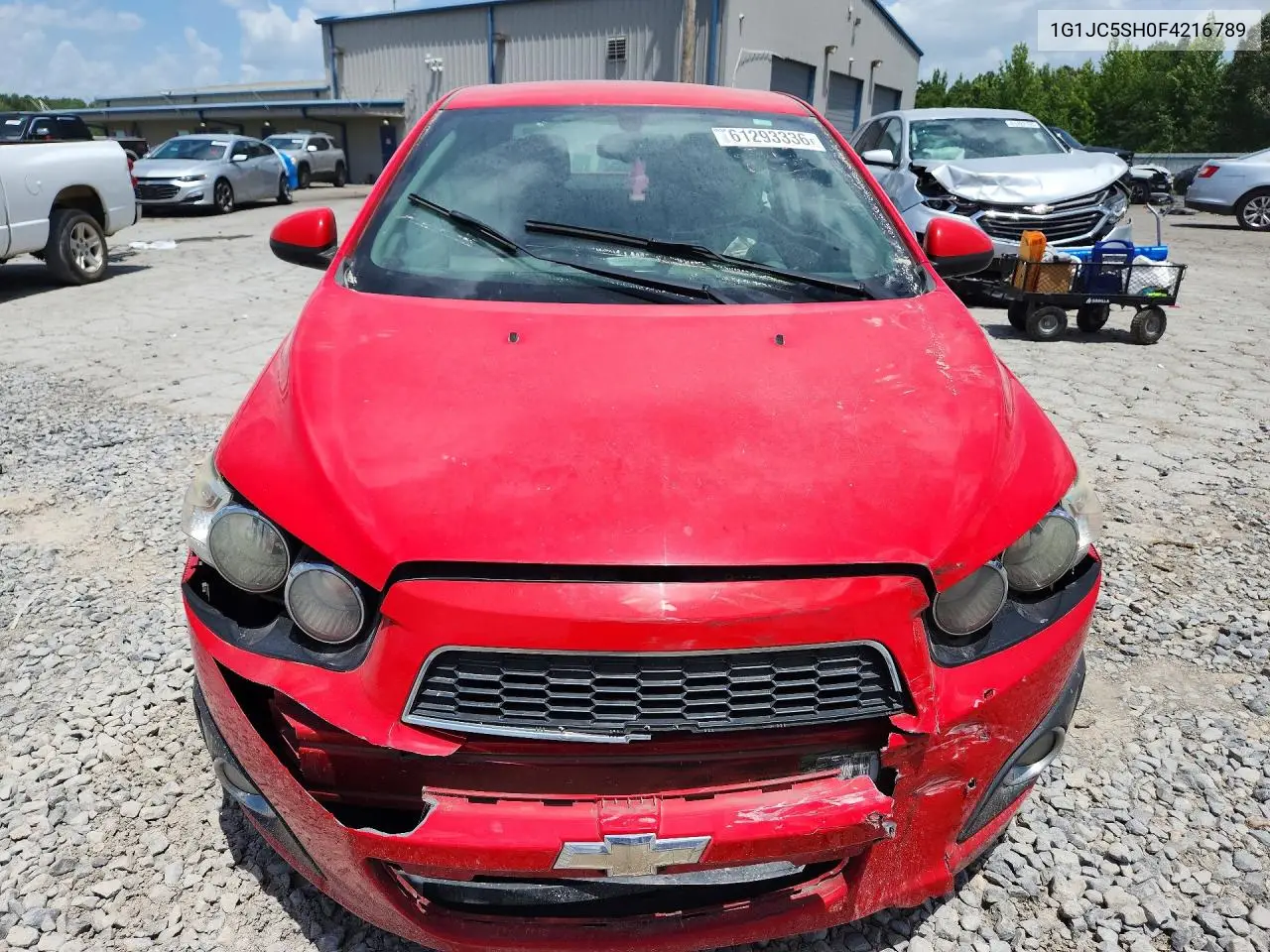 2015 Chevrolet Sonic Lt VIN: 1G1JC5SH0F4216789 Lot: 61293336