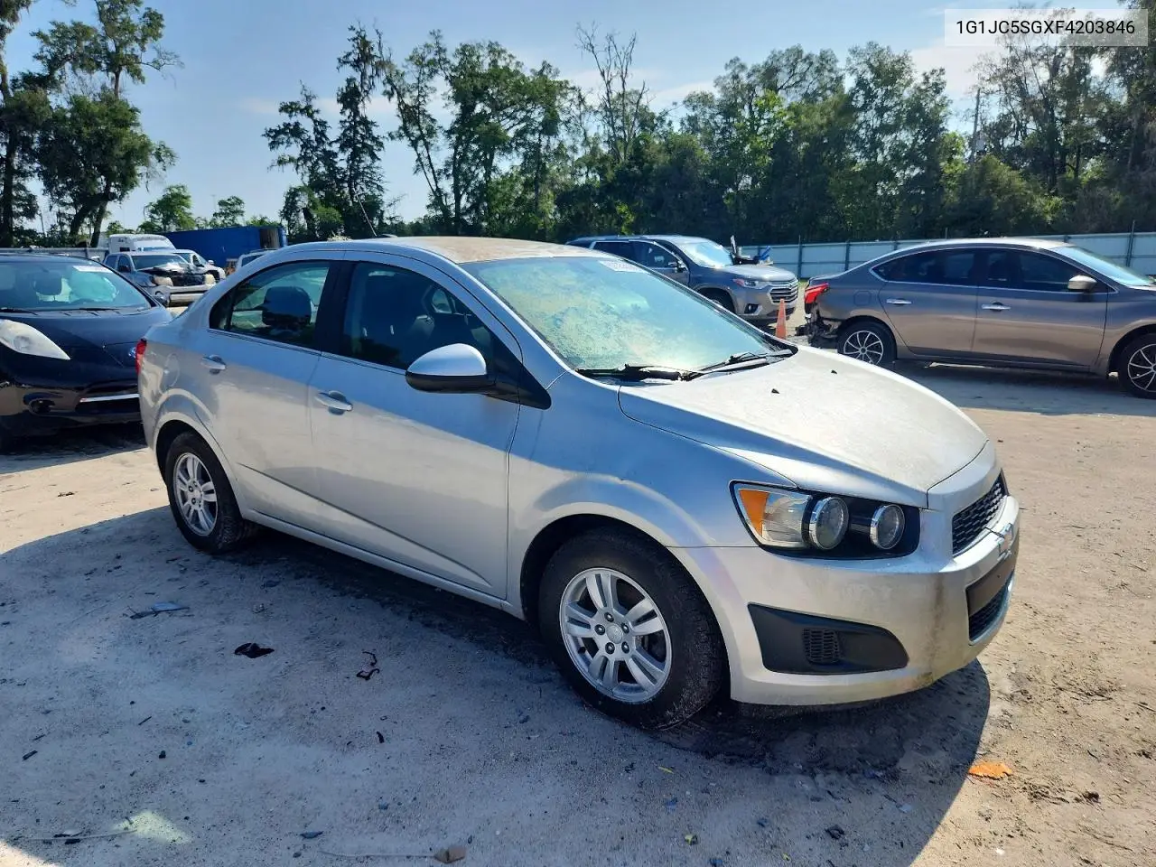 2015 Chevrolet Sonic Lt VIN: 1G1JC5SGXF4203846 Lot: 61353086