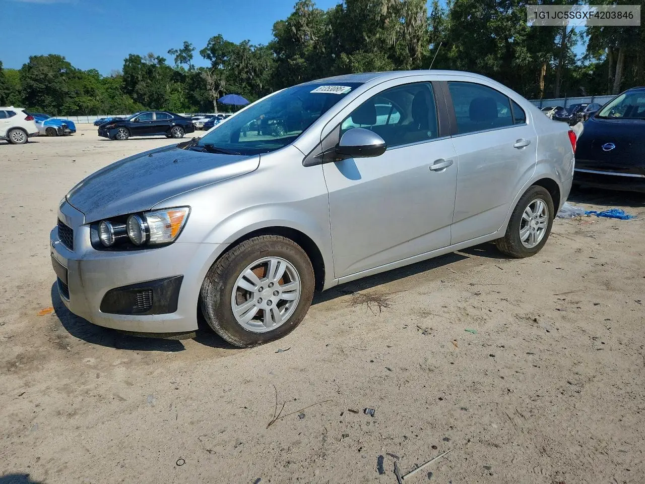 2015 Chevrolet Sonic Lt VIN: 1G1JC5SGXF4203846 Lot: 61353086