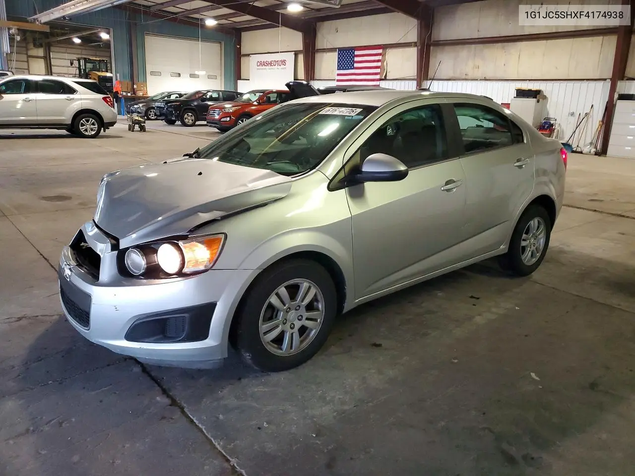 2015 Chevrolet Sonic Lt VIN: 1G1JC5SHXF4174938 Lot: 61674286