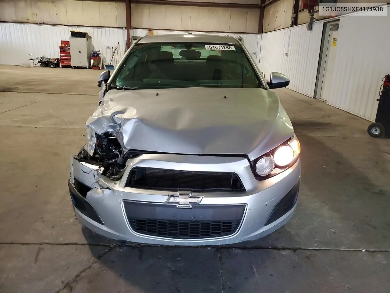 2015 Chevrolet Sonic Lt VIN: 1G1JC5SHXF4174938 Lot: 61674286