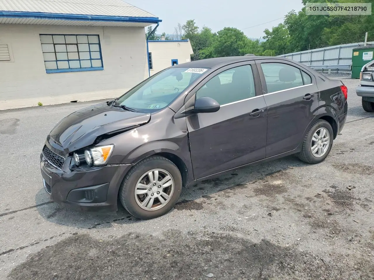 2015 Chevrolet Sonic Lt VIN: 1G1JC5SG7F4218790 Lot: 61683206