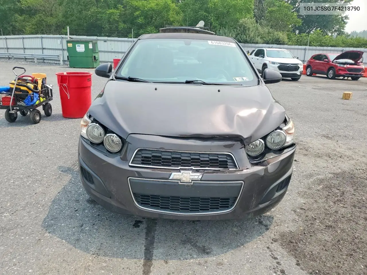 2015 Chevrolet Sonic Lt VIN: 1G1JC5SG7F4218790 Lot: 61683206