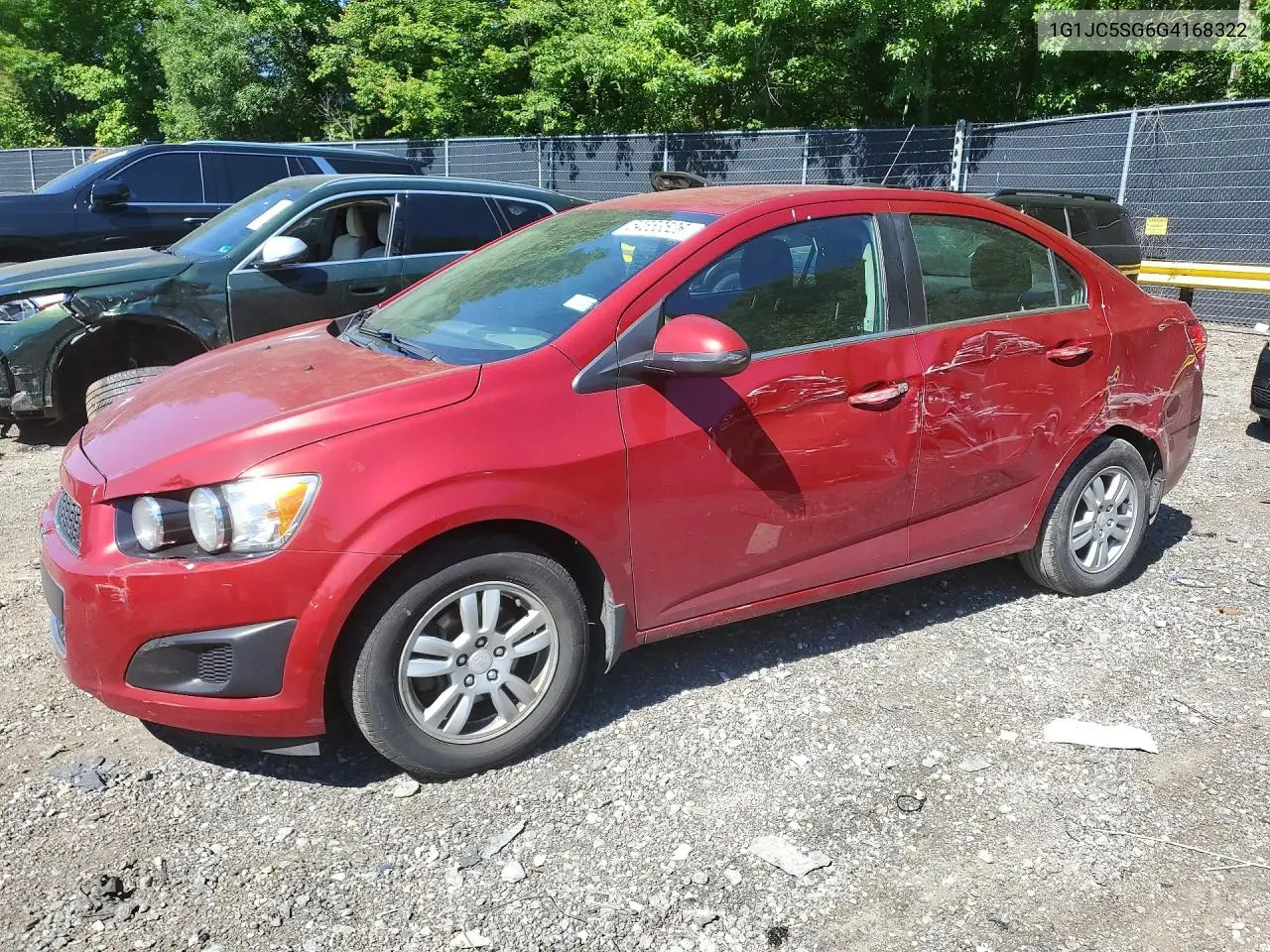 2016 Chevrolet Sonic Lt VIN: 1G1JC5SG6G4168322 Lot: 54553526