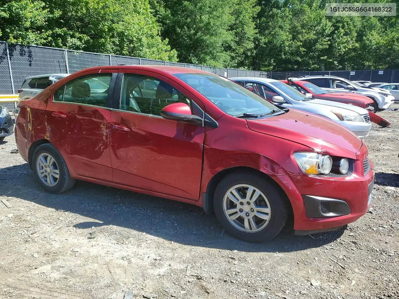 2016 Chevrolet Sonic Lt VIN: 1G1JC5SG6G4168322 Lot: 54553526