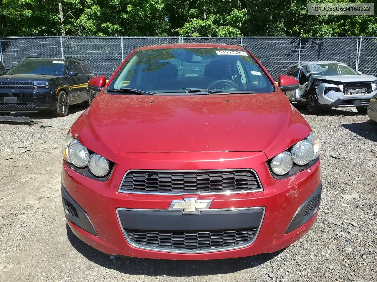 2016 Chevrolet Sonic Lt VIN: 1G1JC5SG6G4168322 Lot: 54553526