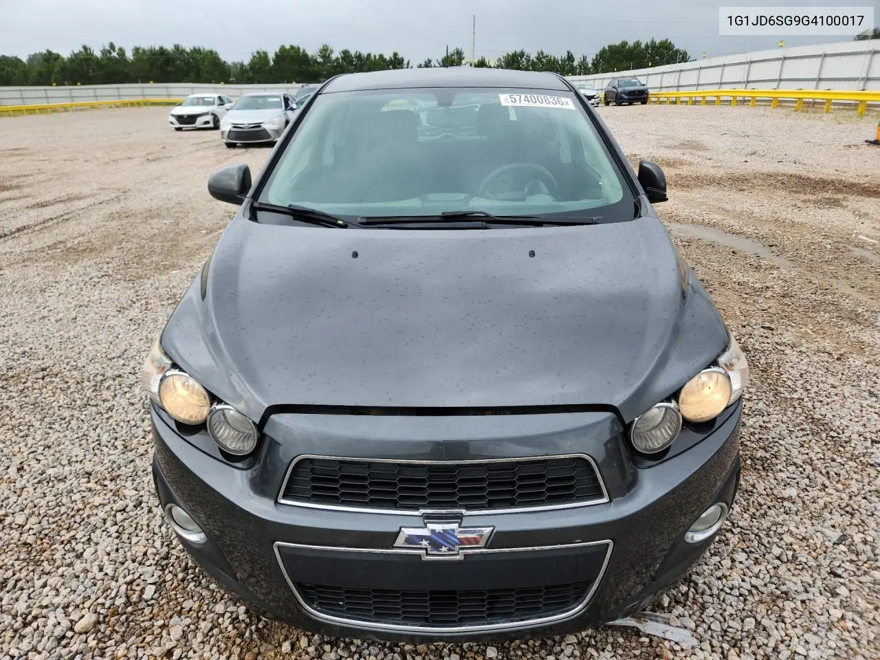 2016 Chevrolet Sonic Lt VIN: 1G1JD6SG9G4100017 Lot: 57400836