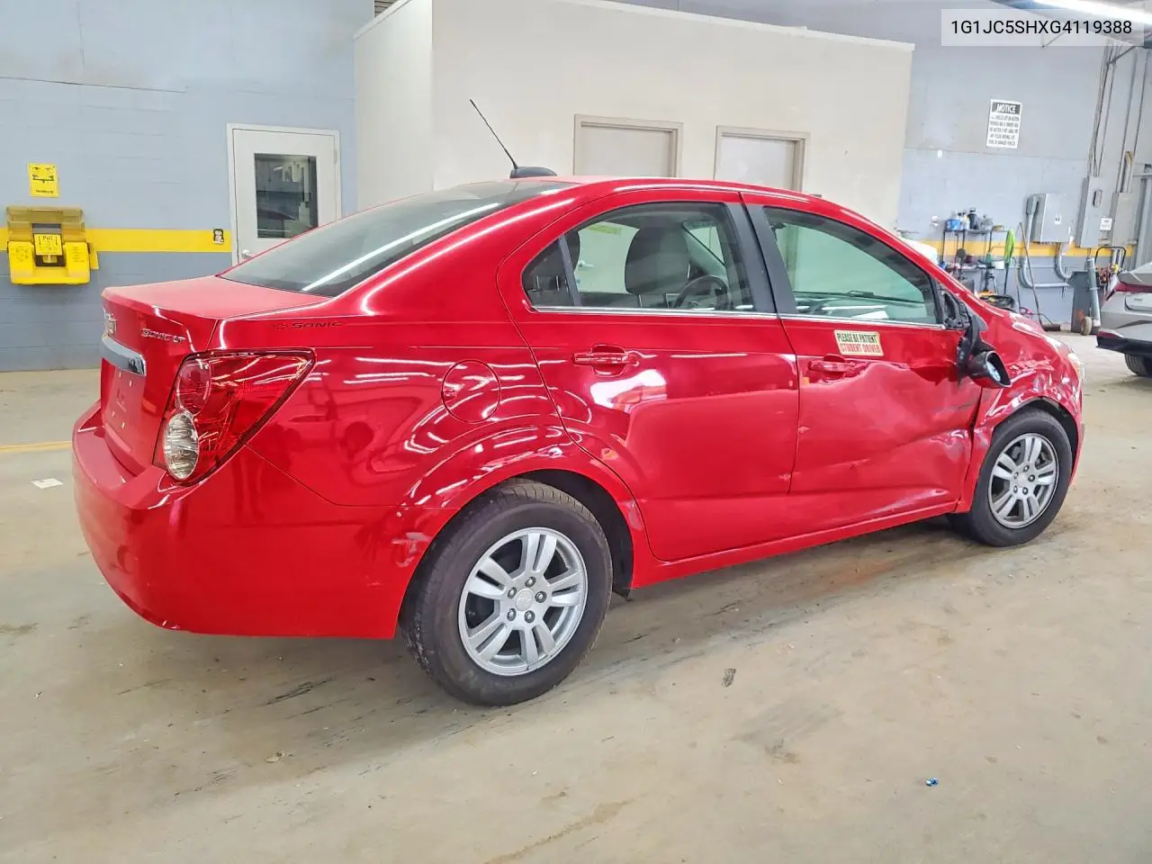 2016 Chevrolet Sonic Lt VIN: 1G1JC5SHXG4119388 Lot: 59180206
