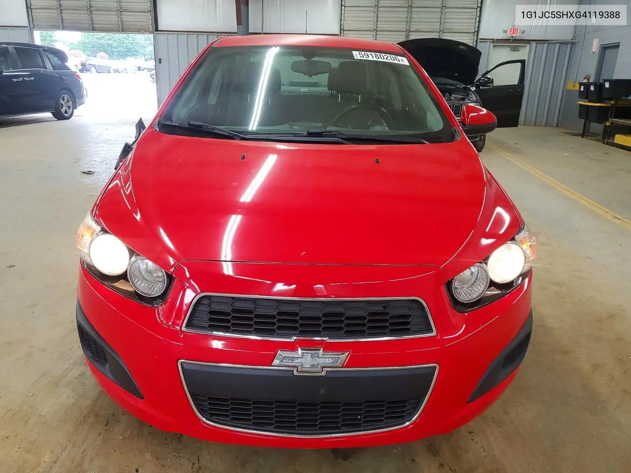 2016 Chevrolet Sonic Lt VIN: 1G1JC5SHXG4119388 Lot: 59180206