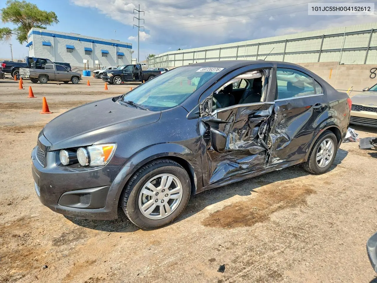 2016 Chevrolet Sonic Lt VIN: 1G1JC5SH0G4152612 Lot: 59720376