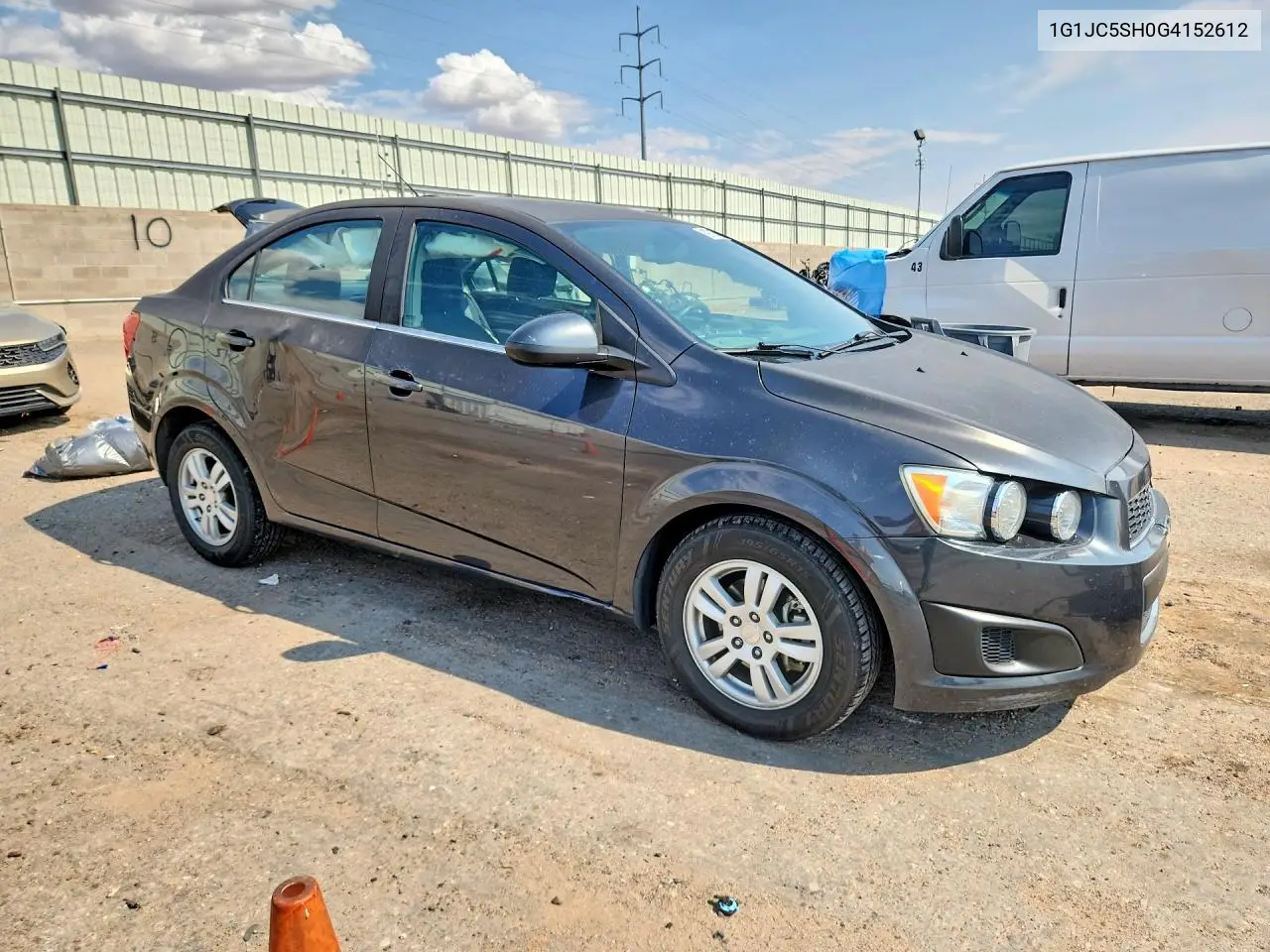 2016 Chevrolet Sonic Lt VIN: 1G1JC5SH0G4152612 Lot: 59720376