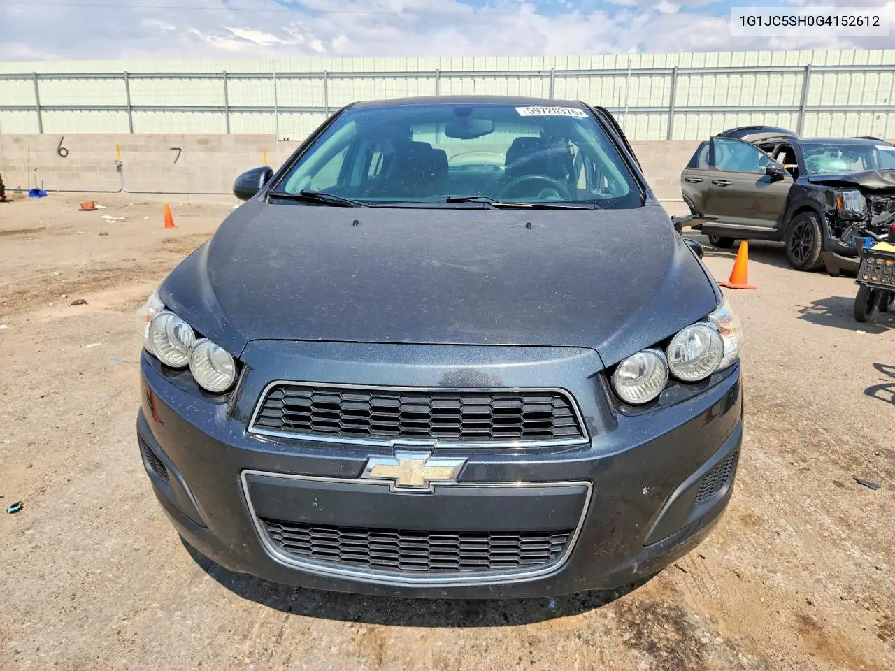2016 Chevrolet Sonic Lt VIN: 1G1JC5SH0G4152612 Lot: 59720376