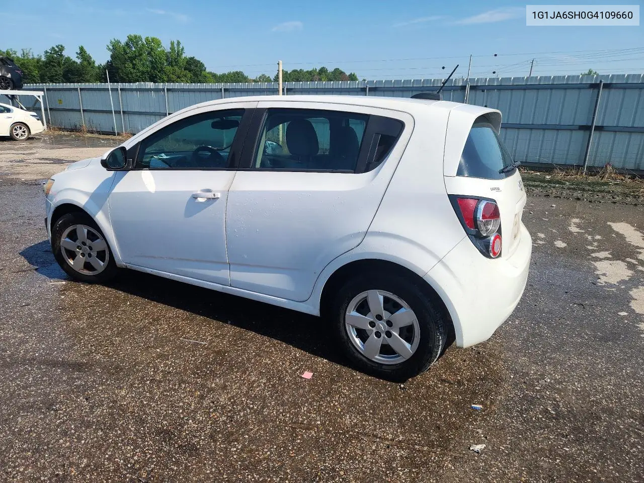 2016 Chevrolet Sonic Ls VIN: 1G1JA6SH0G4109660 Lot: 59781636