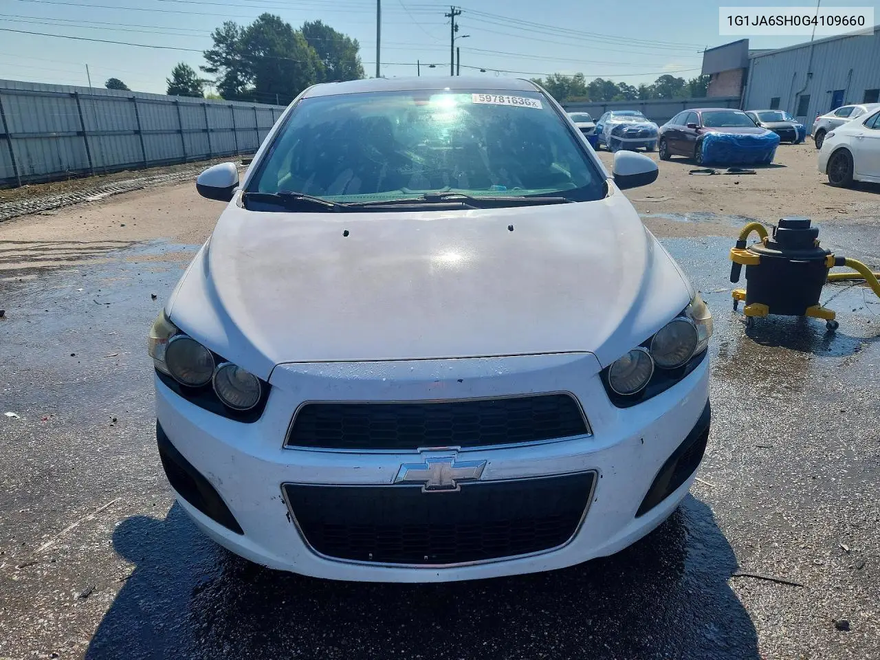 2016 Chevrolet Sonic Ls VIN: 1G1JA6SH0G4109660 Lot: 59781636