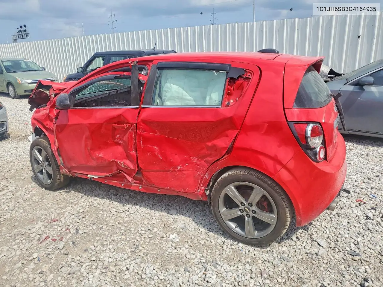 2016 Chevrolet Sonic Rs VIN: 1G1JH6SB3G4164935 Lot: 59949786