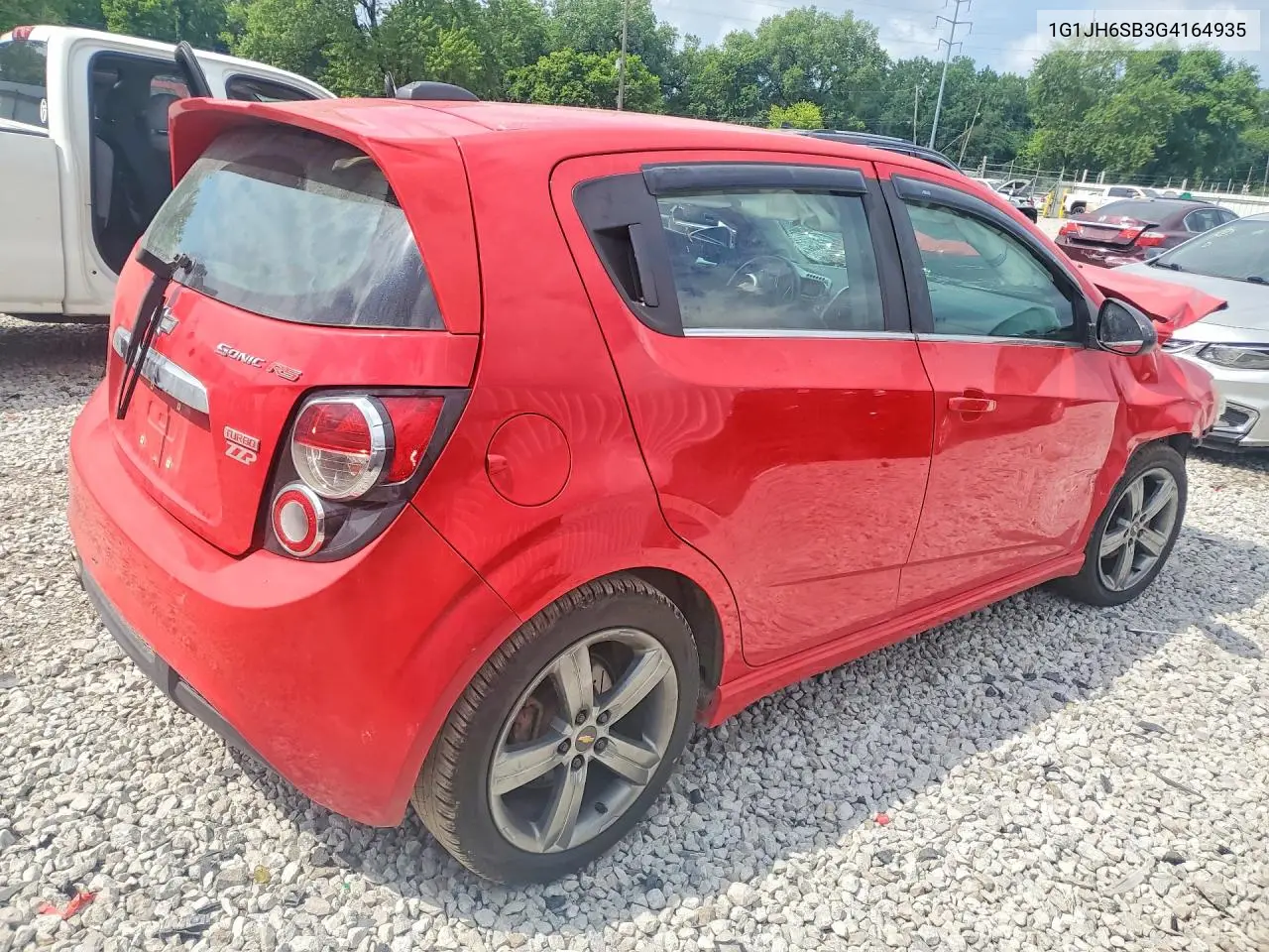 2016 Chevrolet Sonic Rs VIN: 1G1JH6SB3G4164935 Lot: 59949786