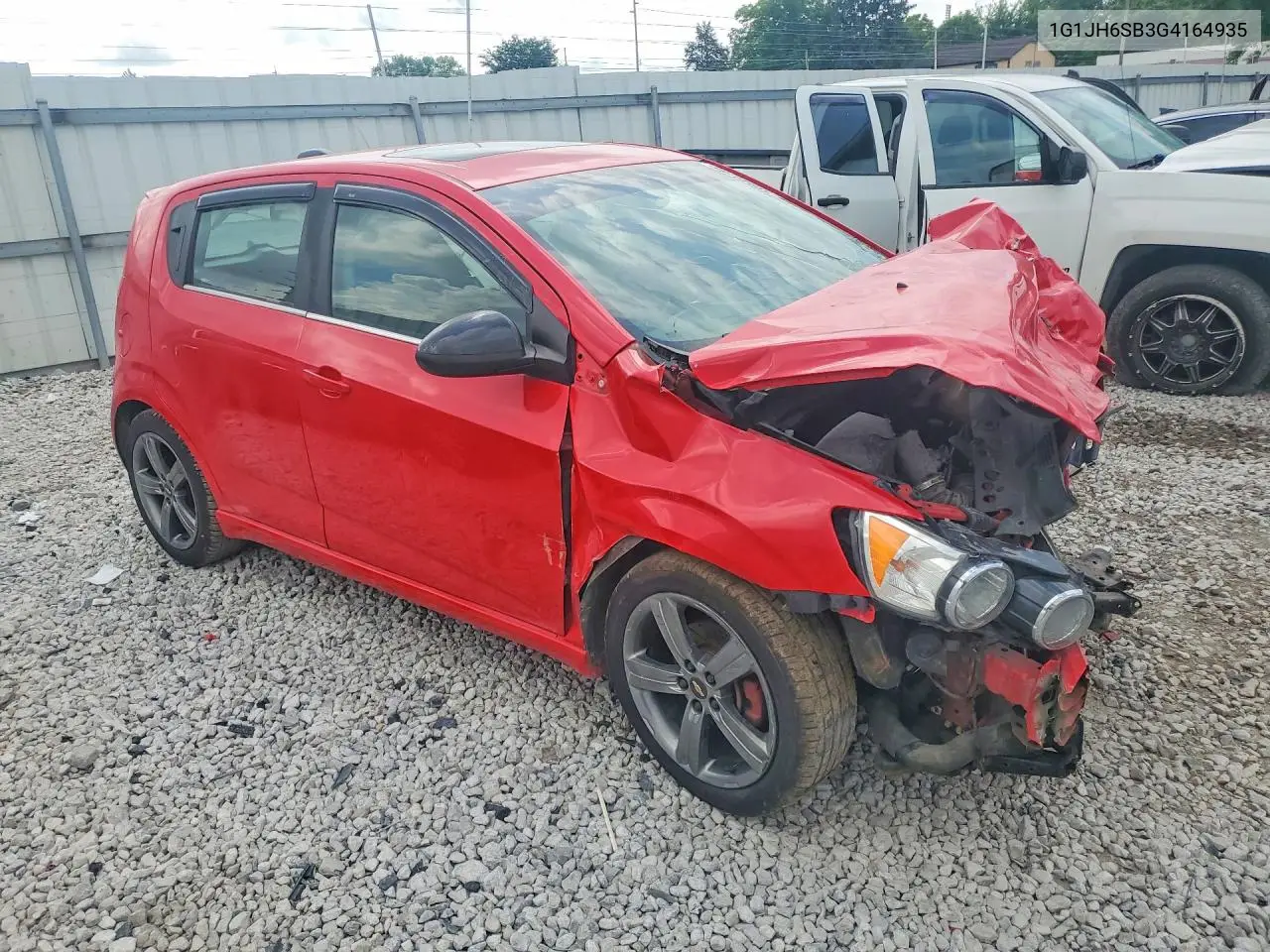 2016 Chevrolet Sonic Rs VIN: 1G1JH6SB3G4164935 Lot: 59949786