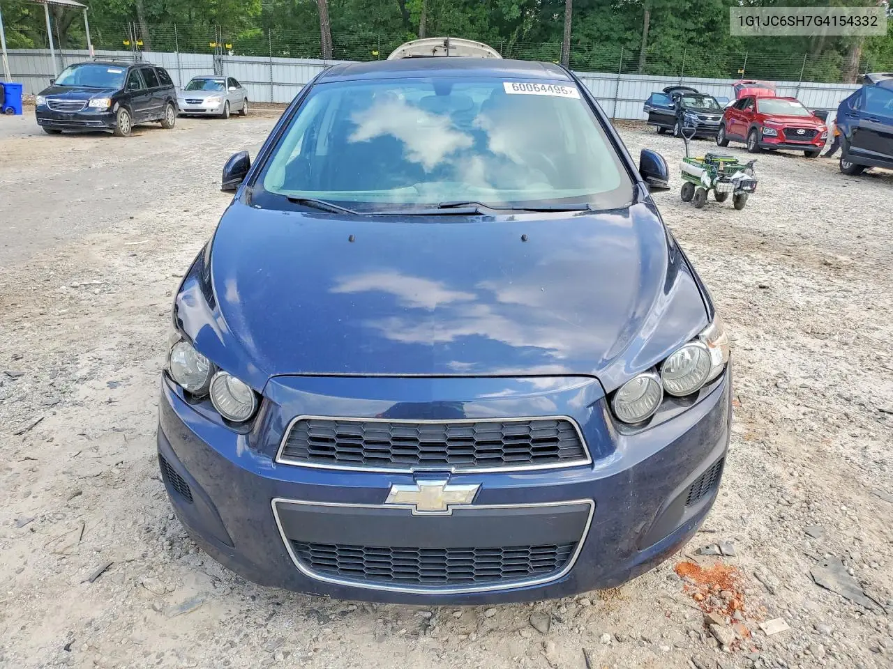 2016 Chevrolet Sonic Lt VIN: 1G1JC6SH7G4154332 Lot: 60064496
