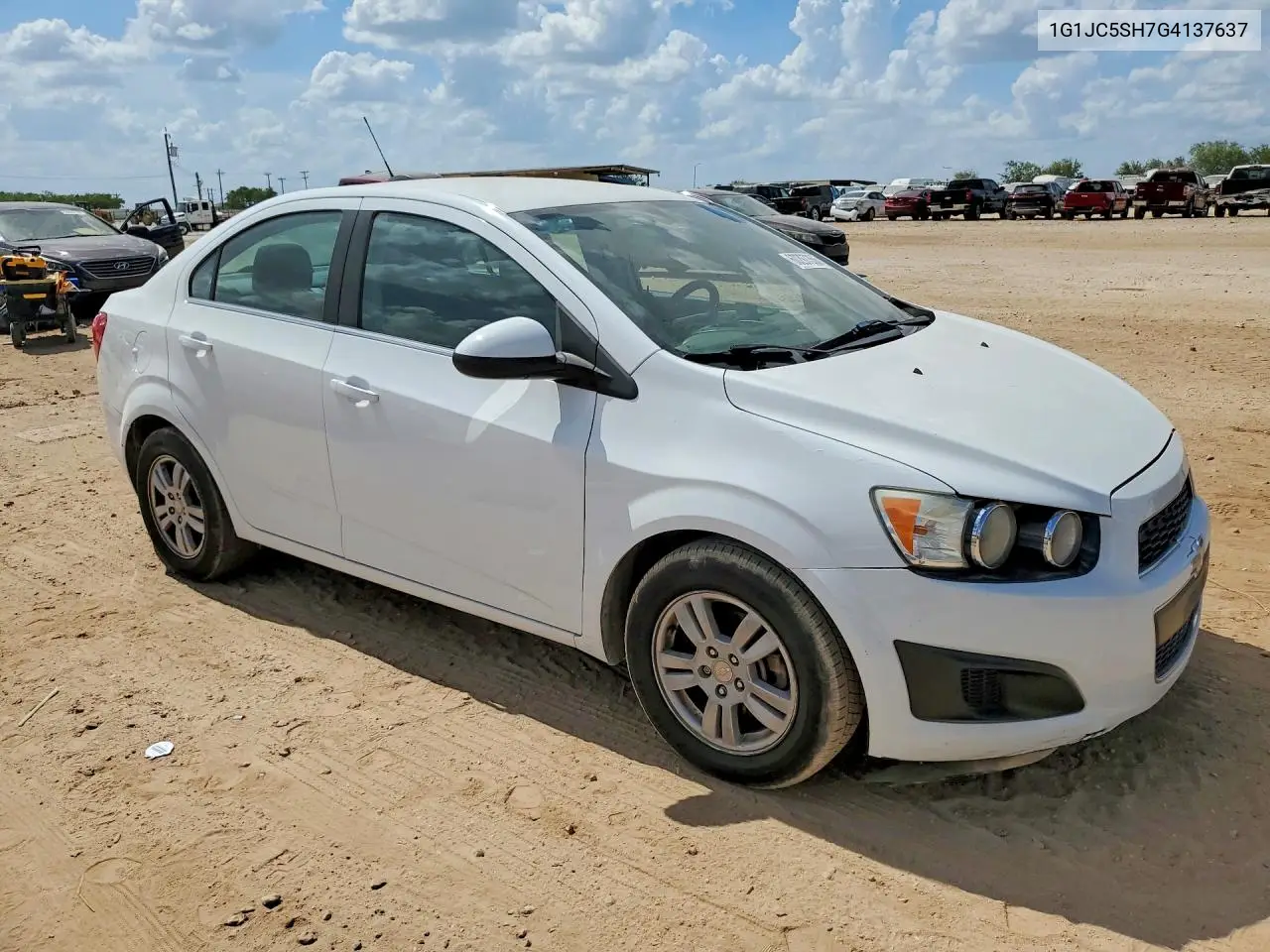 2016 Chevrolet Sonic Lt VIN: 1G1JC5SH7G4137637 Lot: 60297356