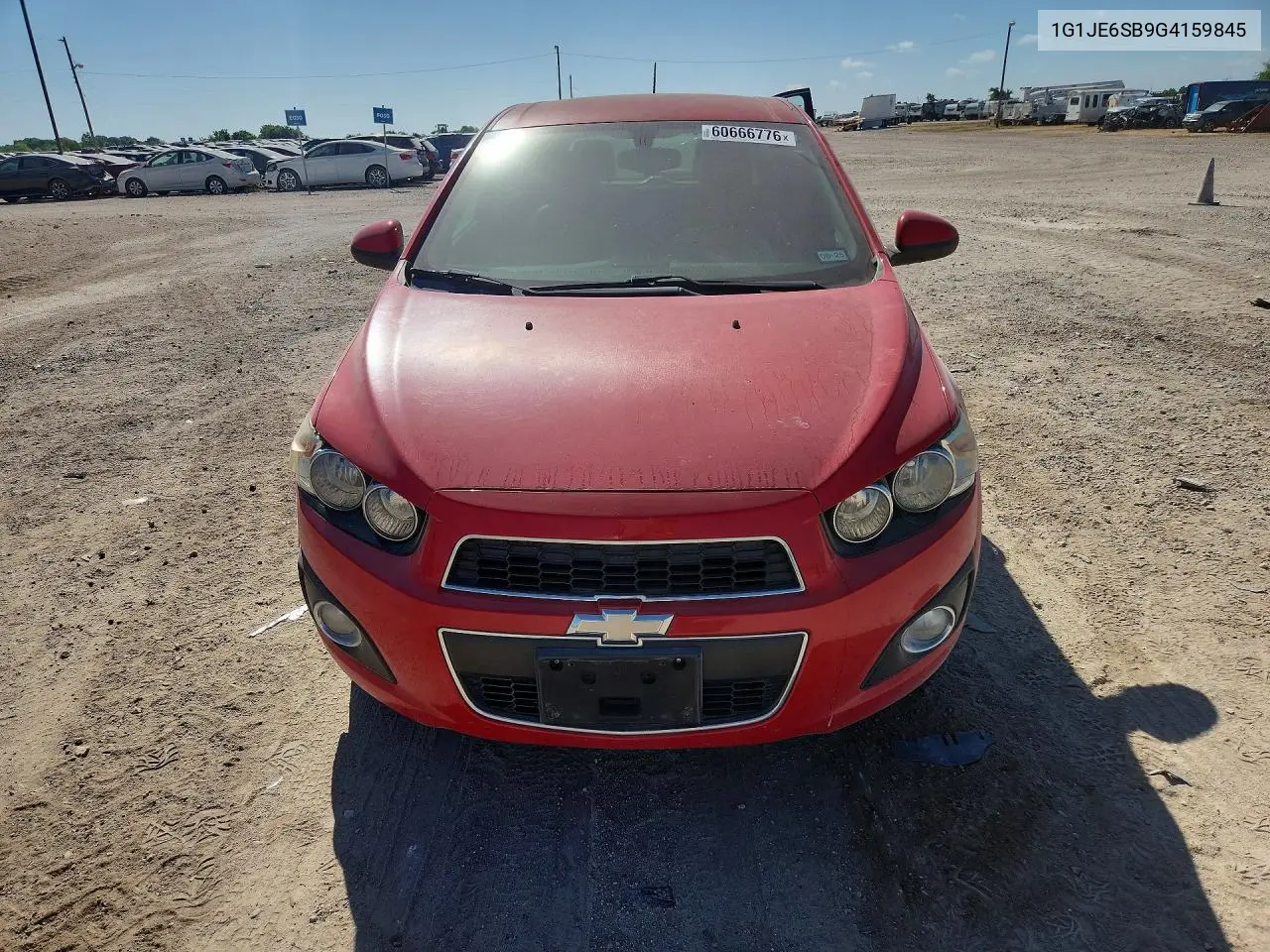2016 Chevrolet Sonic Ltz VIN: 1G1JE6SB9G4159845 Lot: 60666776