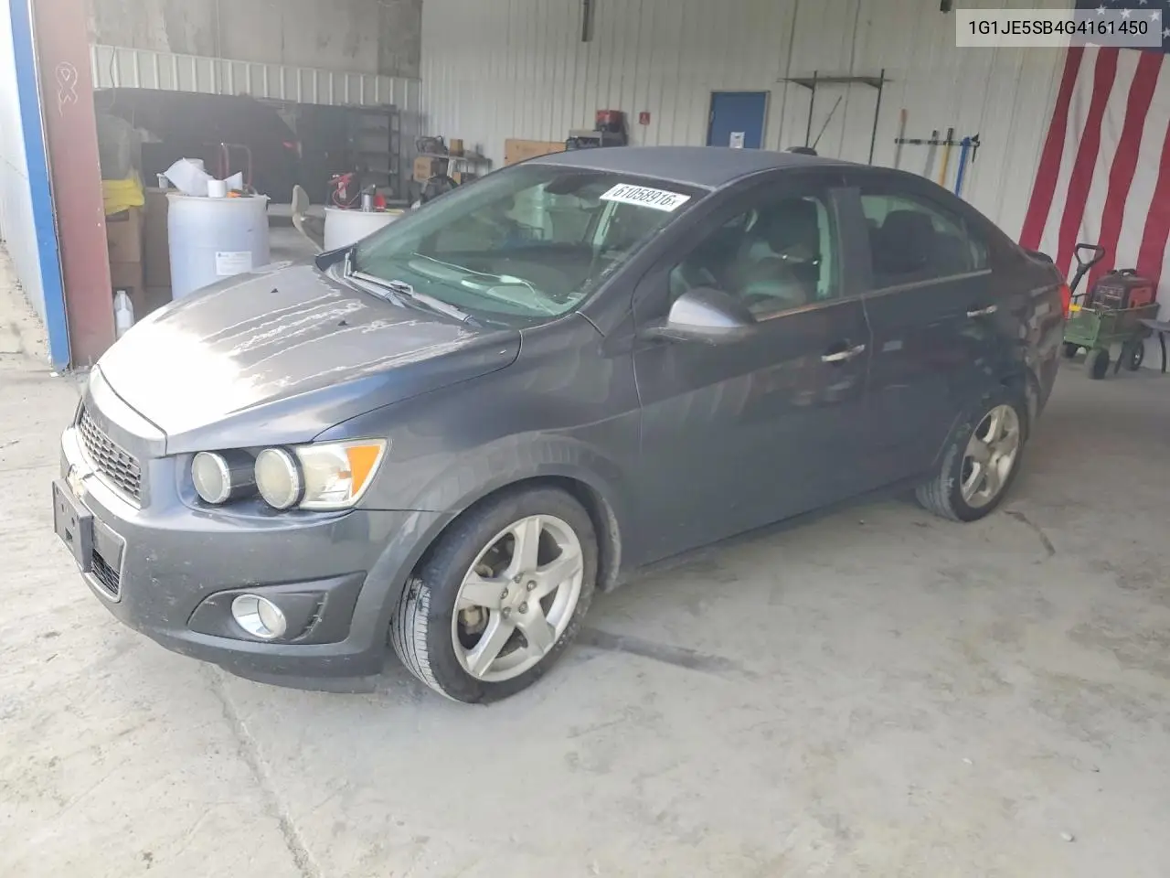 2016 Chevrolet Sonic Ltz VIN: 1G1JE5SB4G4161450 Lot: 61058916