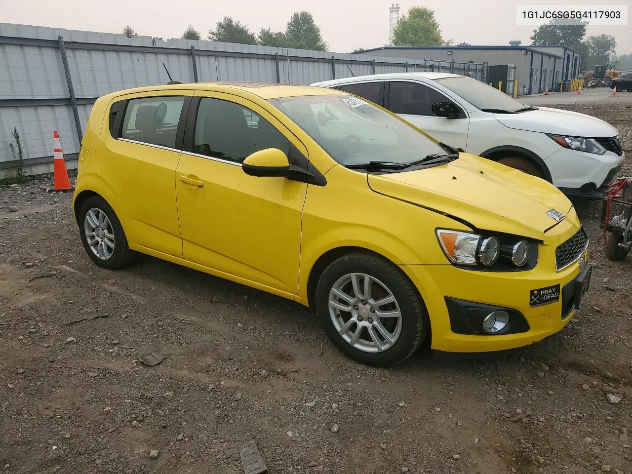 2016 Chevrolet Sonic Lt VIN: 1G1JC6SG5G4117903 Lot: 61371176
