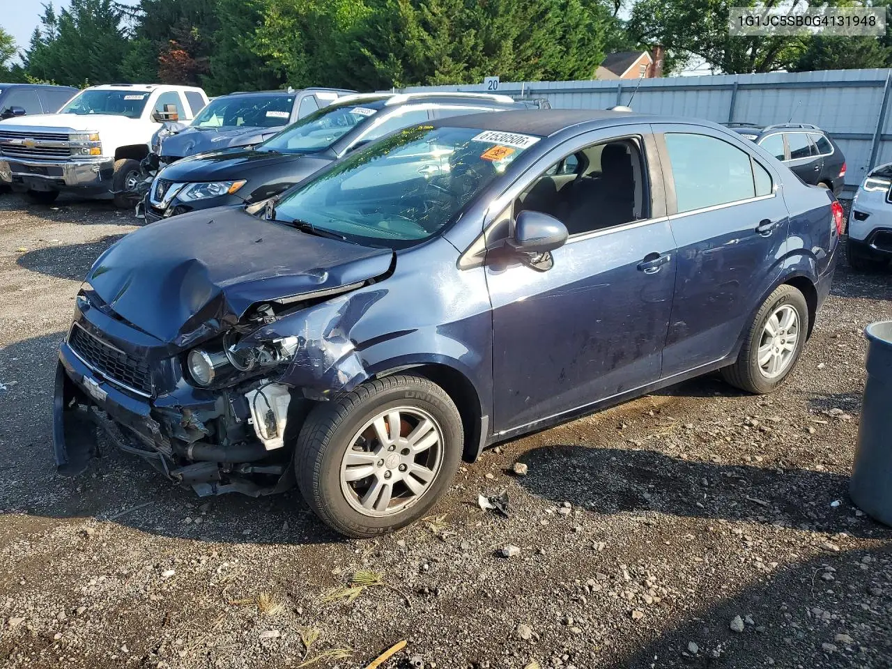 2016 Chevrolet Sonic Lt VIN: 1G1JC5SB0G4131948 Lot: 61530506