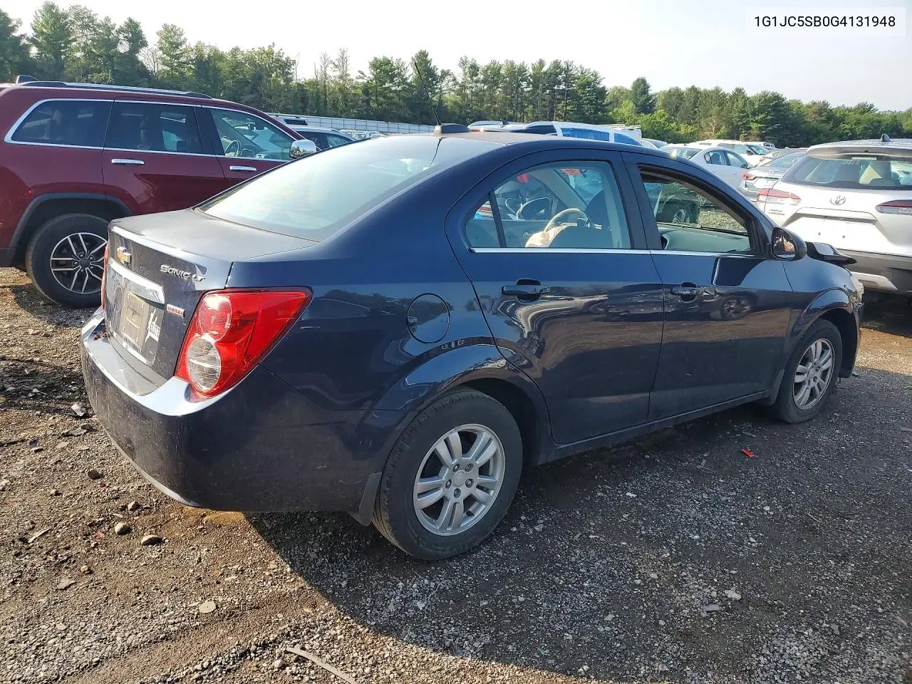 2016 Chevrolet Sonic Lt VIN: 1G1JC5SB0G4131948 Lot: 61530506