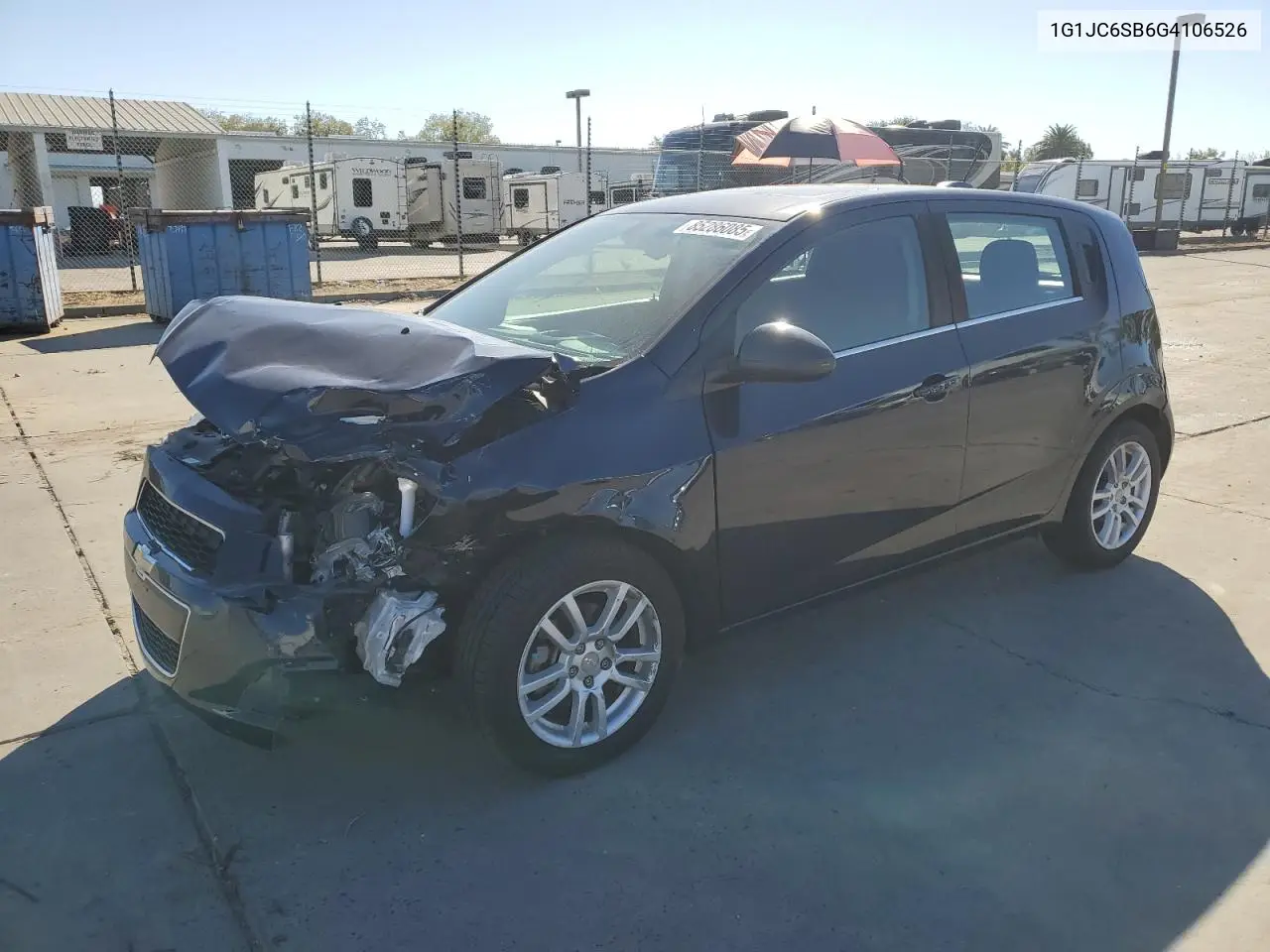 1G1JC6SB6G4106526 2016 Chevrolet Sonic Lt